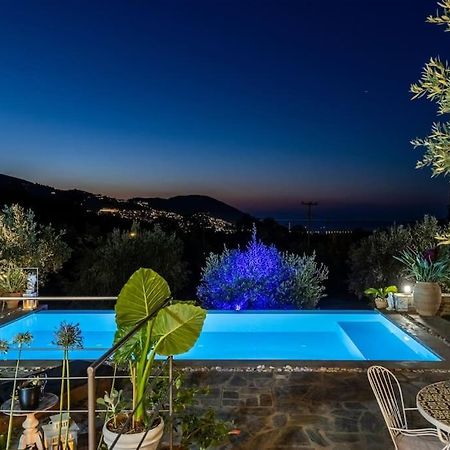 Skopelos Blue Heaven Pool Villa In Olive Grove Esterno foto